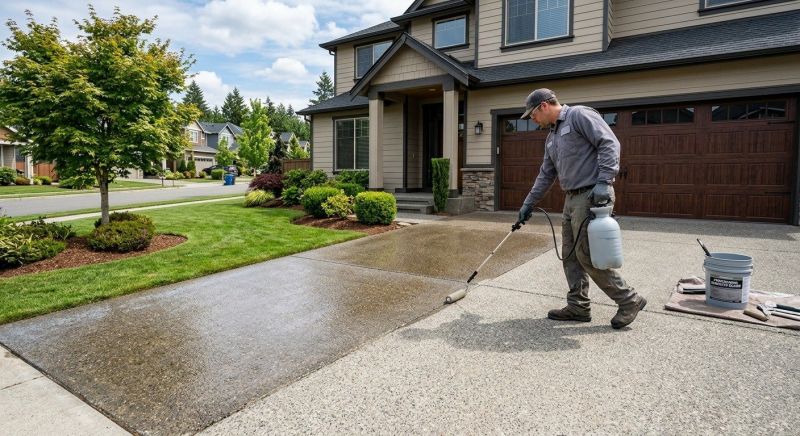 Paver Driveway Sealing in Gig Harbor, WA
